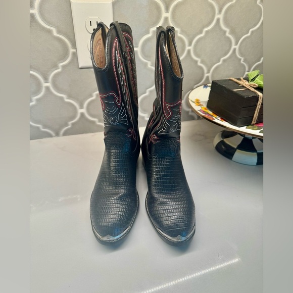 Boys Durango lizard print boots - Picture 2 of 9